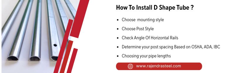 How To Install D Shape Tube ?