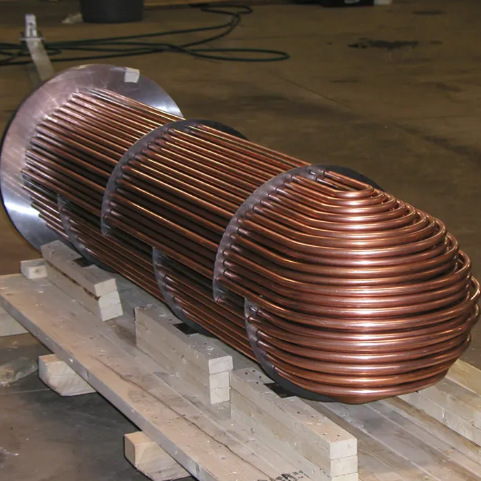 Copper Nickel Heat Exchanger, Electropolished Tube